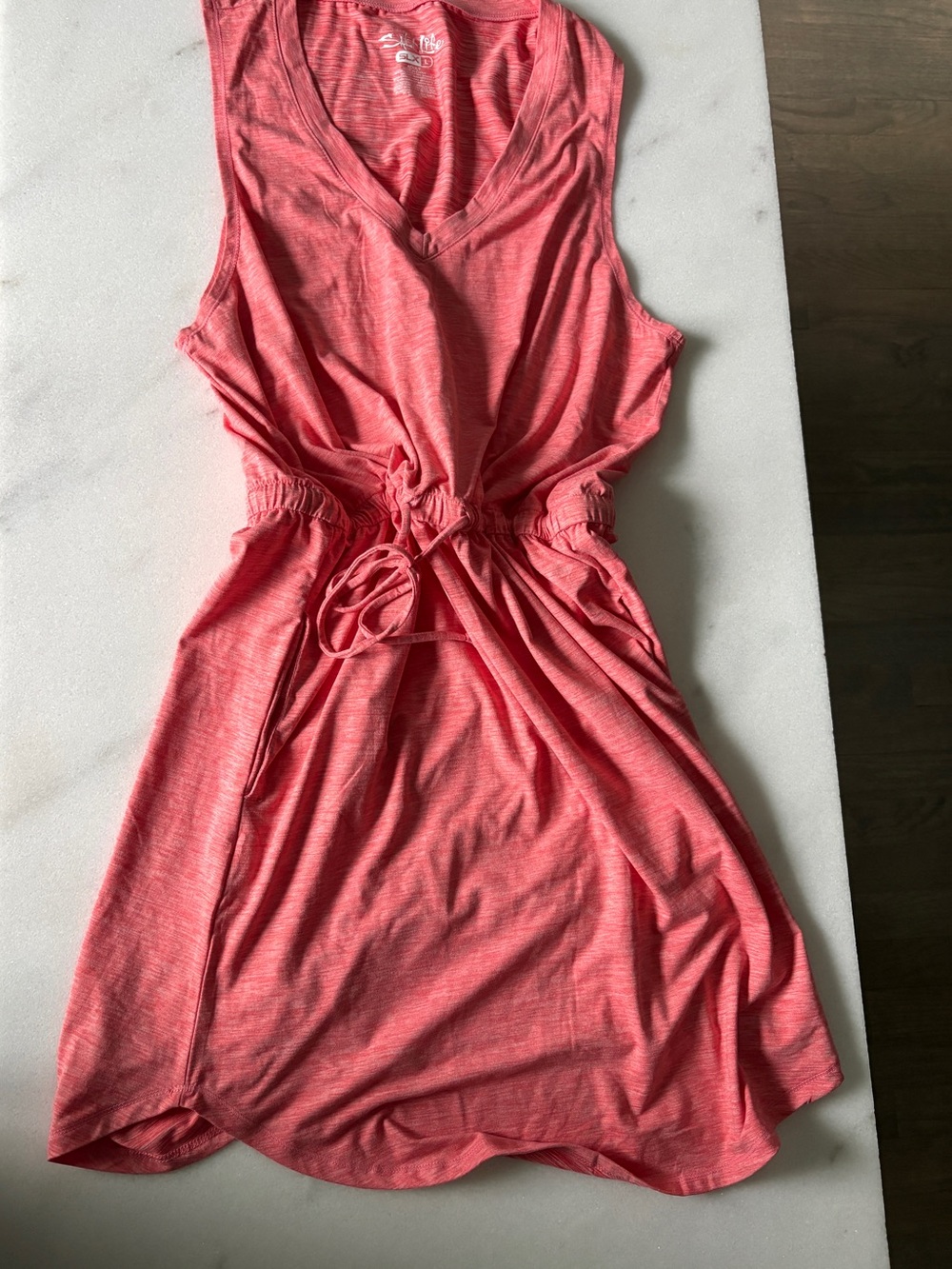 Salt Life SLX Coral Heather V-Neck Women's Romper